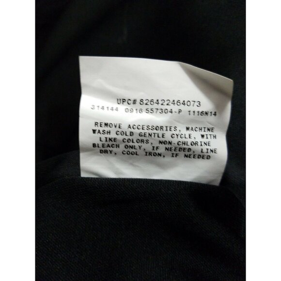 By and by $52 Sz L Black Sleeveless Solid Sheer Removable Chain Dress - Picture 9 of 9